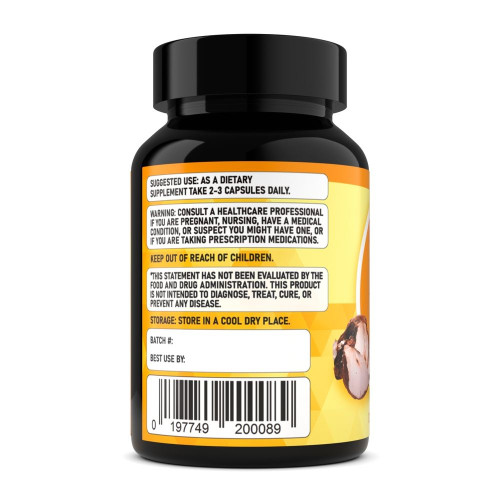 Poria (Poria cocos) Mushroom Extract, 90ct Poria (Poria cocos) Mushroom Extract, 90ct