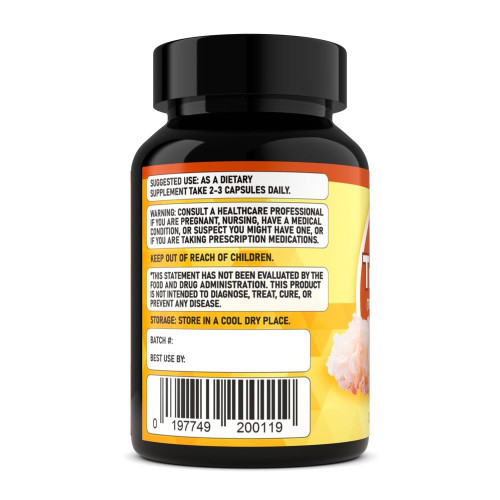 Tremella (Tremella fuciformis) Mushroom Extract, 90ct Tremella (Tremella fuciformis) Mushroom Extract, 90ct