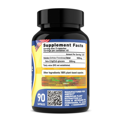 Maitake (Grifola frondosa) Mushroom Extract, 90ct Maitake (Grifola frondosa) Mushroom Extract, 90ct