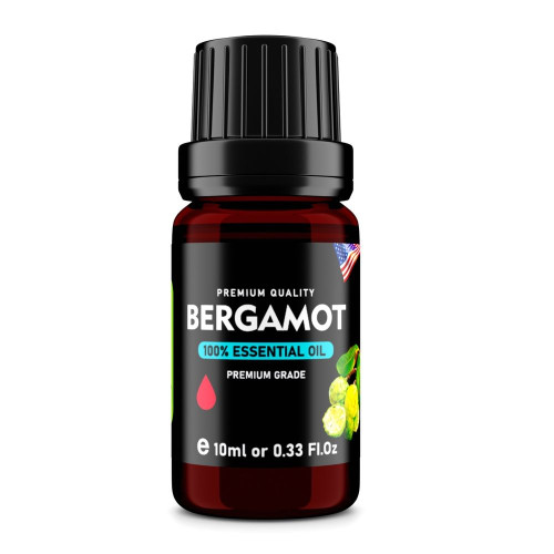 Bergamot (Citrus bergamia) 100% Essential Oil, Premium Grade, 10ml Bergamot (Citrus bergamia) 100% Essential Oil, Premium Grade, 10ml
