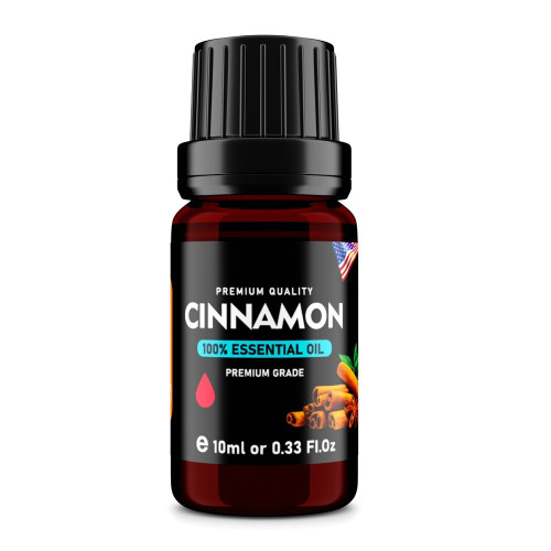 Cinnamon (Cinnamomum verum) 100% Essential Oil, Premium Grade, 10ml Cinnamon (Cinnamomum verum) 100% Essential Oil, Premium Grade, 10ml