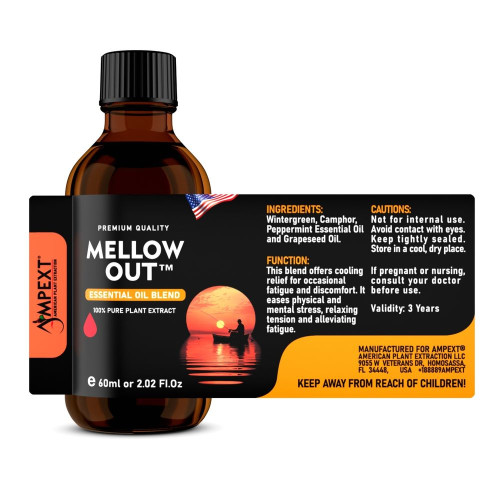 Mellow Out™ Essential Oil Blend, Premium Grade, 60ml Mellow Out™ Essential Oil Blend, Premium Grade, 60ml
