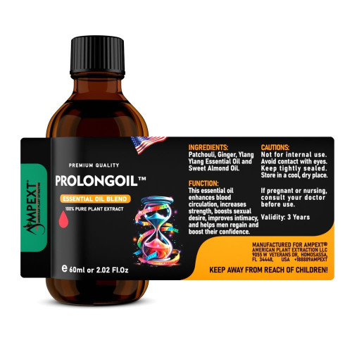 Prolongoil™ Essential Oil Blend, Premium Grade, 60ml Prolongoil™ Essential Oil Blend, Premium Grade, 60ml
