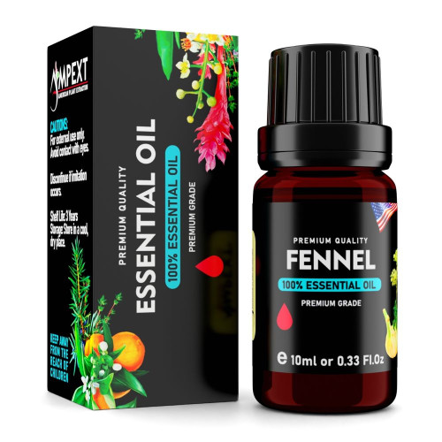 Fennel (Foeniculum vulgare) 100% Essential Oil, Premium Grade, 10ml Fennel (Foeniculum vulgare) 100% Essential Oil, Premium Grade, 10ml