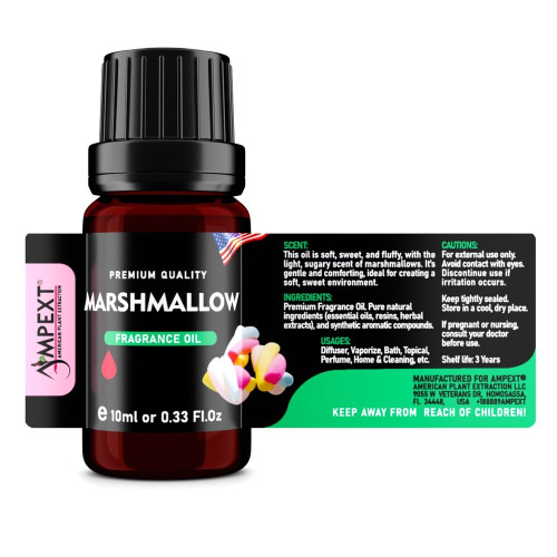 Marshmallow Premium Fragrance Oil, 10ml Marshmallow Premium Fragrance Oil, 10ml