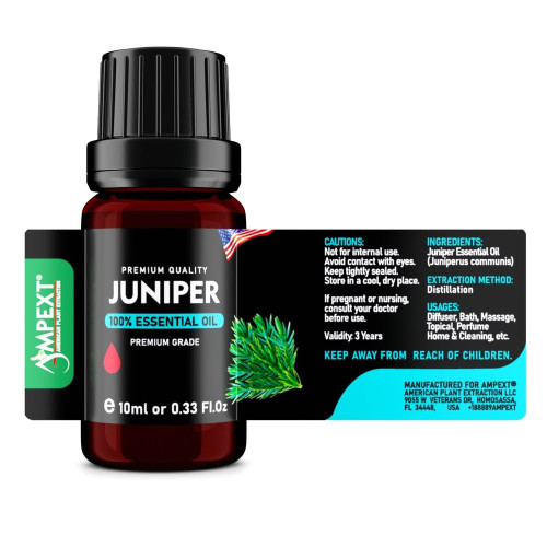 Juniper (Juniperus communis) 100% Essential Oil, Premium Grade, 10ml Juniper (Juniperus communis) 100% Essential Oil, Premium Grade, 10ml