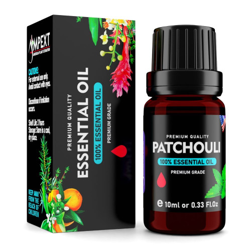 Patchouli (Pogostemon cablin) 100% Essential Oil, Premium Grade, 10ml Patchouli (Pogostemon cablin) 100% Essential Oil, Premium Grade, 10ml