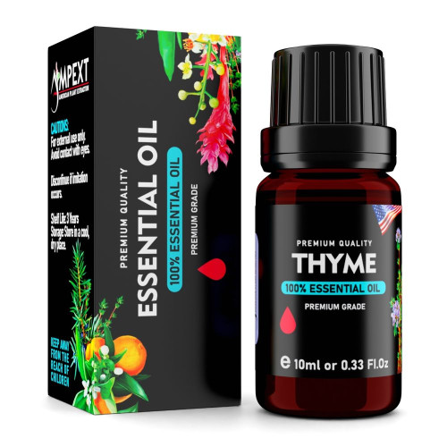 Thyme (Thymus vulgaris) 100% Essential Oil, Premium Grade, 10ml Thyme (Thymus vulgaris) 100% Essential Oil, Premium Grade, 10ml